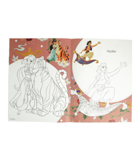 КНИЖКА ЗА ОЦВЕТЯВАНЕ DISNEY PRINCESS 16 СТР. + СТИКЕРИ 3 ВИДА Europrice