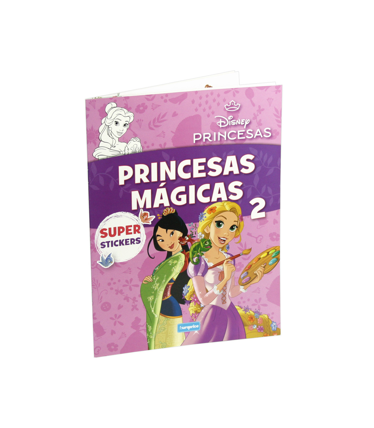 КНИЖКА ЗА ОЦВЕТЯВАНЕ DISNEY PRINCESS 16 СТР. + СТИКЕРИ 3 ВИДА Europrice