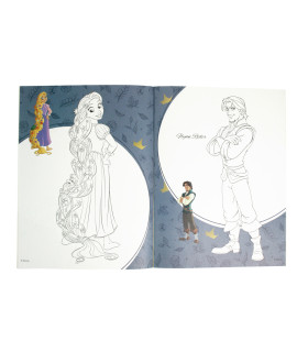 КНИЖКА ЗА ОЦВЕТЯВАНЕ DISNEY PRINCESS 16 СТР. + СТИКЕРИ 3 ВИДА Europrice