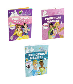 КНИЖКА ЗА ОЦВЕТЯВАНЕ DISNEY PRINCESS 16 СТР. + СТИКЕРИ 3 ВИДА Europrice