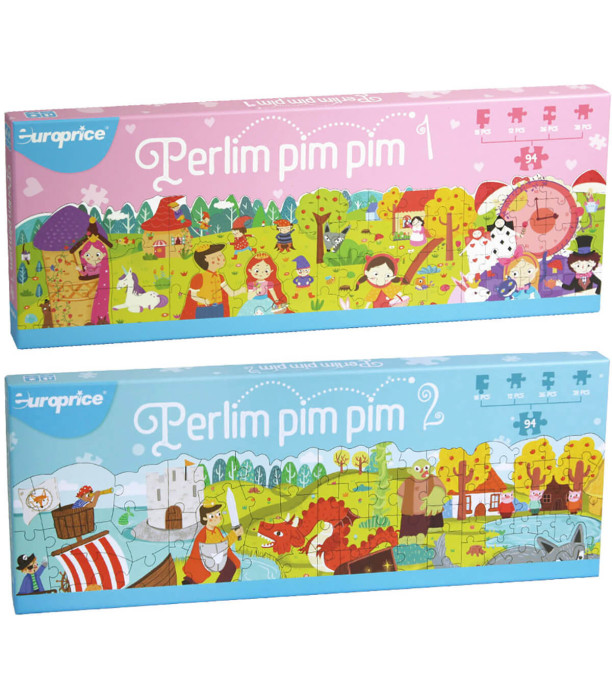 ДЕТСКИ ПЪЗЕЛ 4 В 1 PERLIM PIM PIM 2 ВИДА Europrice