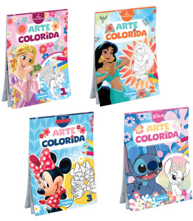 ТЕФТЕР КНИЖКА ЗА ОЦВЕТЯВАНЕ DISNEY ARTE COLORIDA 64 СТР. 4 ВИДА Europrice