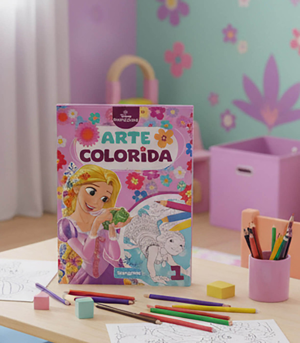 ТЕФТЕР КНИЖКА ЗА ОЦВЕТЯВАНЕ DISNEY ARTE COLORIDA 64 СТР. 4 ВИДА Europrice