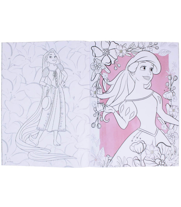 КНИЖКА ЗА ОЦВЕТЯВАНЕ UNIVERSO DE PRINCESAS 48 СТР. 2 ВИДА Europrice