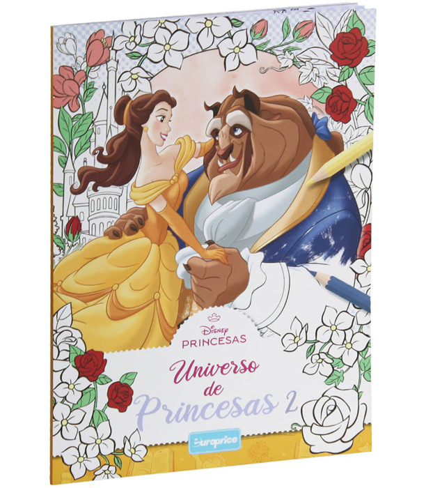 КНИЖКА ЗА ОЦВЕТЯВАНЕ UNIVERSO DE PRINCESAS 48 СТР. 2 ВИДА Europrice