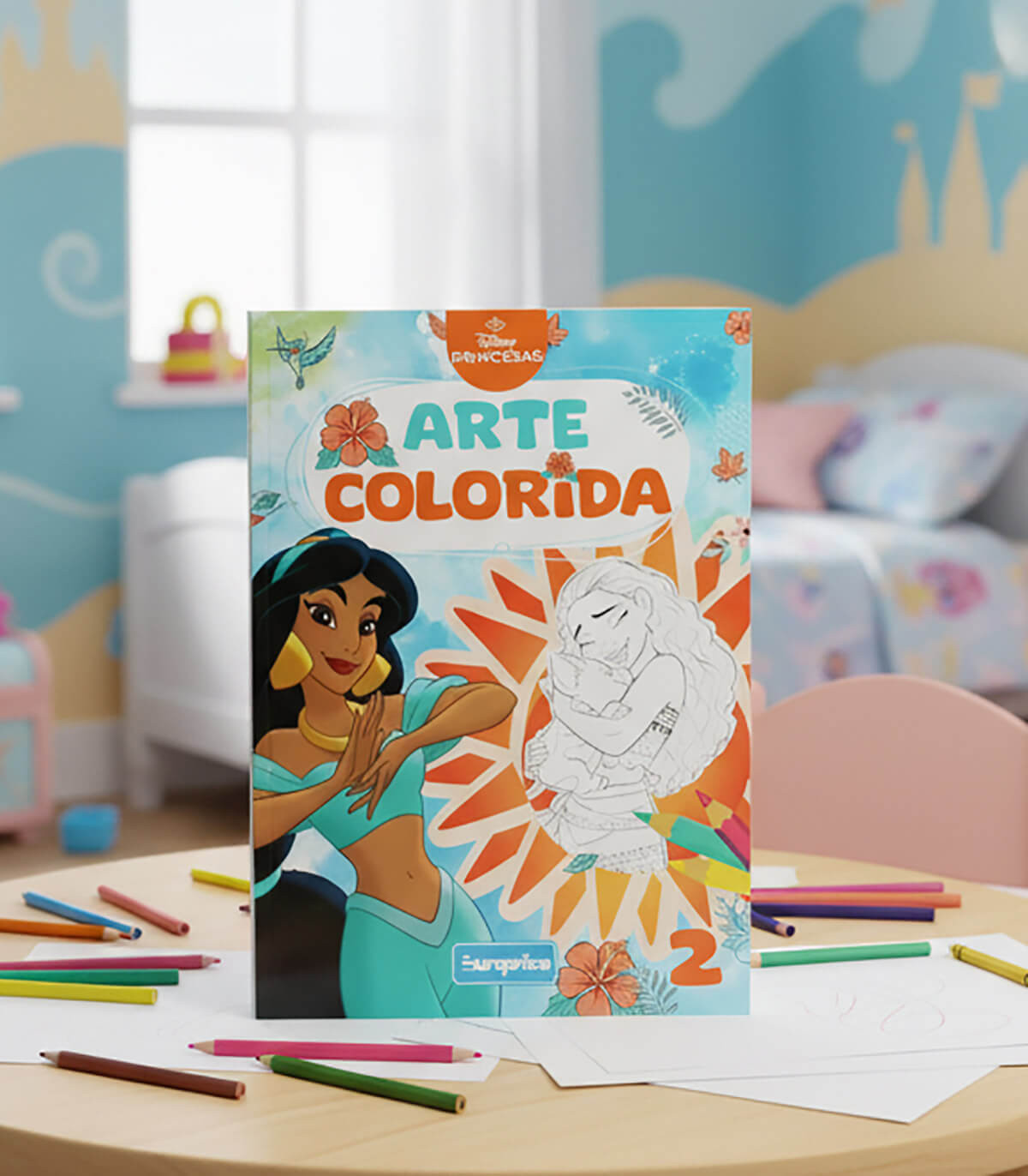 ТЕФТЕР КНИЖКА ЗА ОЦВЕТЯВАНЕ DISNEY ARTE COLORIDA 64 СТР. 4 ВИДА Europrice