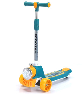 ДЕТСКА ТРОТИНЕТКА SCOOTER СЪС СВЕТЕЩ ФАР 3 ЦВЯТА Armtoys