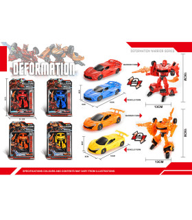 ТРАНСФОРМЪРС СПОРТНА КОЛА В БЛИСТЕР 4 ЦВЯТА Armtoys