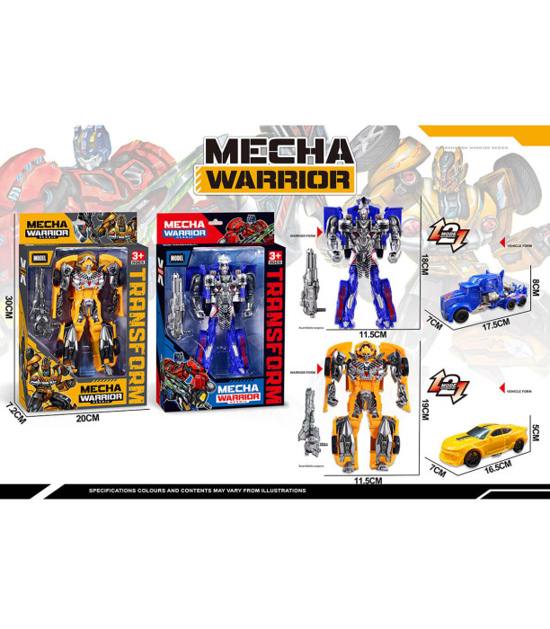 ТРАНСФОРМЪРС MECHA WARRIOR 2 ЦВЯТА Armtoys