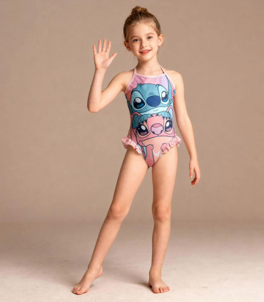 ДЕТСКИ ЦЯЛ БАНСКИ STITCH РОЗОВ 5-12 ГОД. Cerda