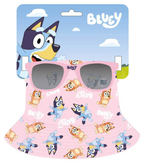 ДЕТСКА ШАПКА ИДИОТКА 51 СМ + СЛЪНЧЕВИ ОЧИЛА BLUEY Cerda