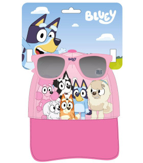 ДЕТСКА ШАПКА С КОЗИРКА 51 СМ + СЛЪНЧЕВИ ОЧИЛА BLUEY Cerda