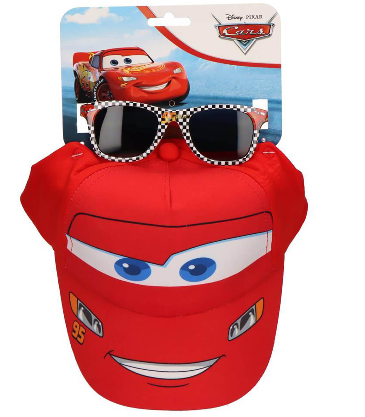 ДЕТСКА ШАПКА С КОЗИРКА 51 СМ + СЛЪНЧЕВИ ОЧИЛА CARS Cerda