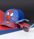 ДЕТСКА ШАПКА С КОЗИРКА 51 СМ + СЛЪНЧЕВИ ОЧИЛА SPIDERMAN Cerda