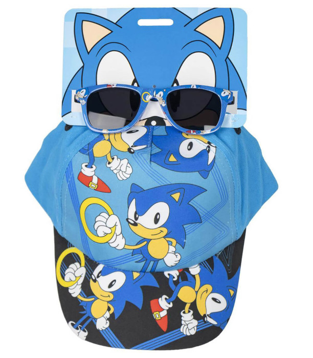 ДЕТСКА ШАПКА С КОЗИРКА 51 СМ + СЛЪНЧЕВИ ОЧИЛА SONIC Cerda