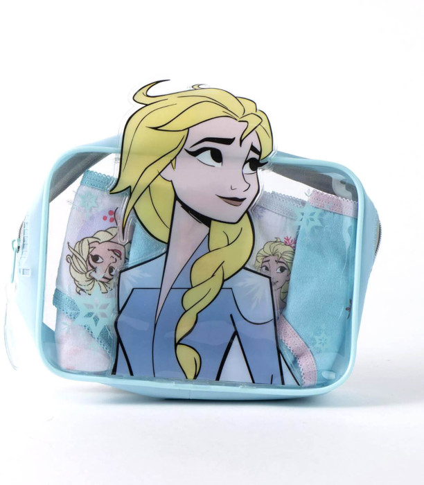 ДЕТСКО БЕЛЬО ЗА МОМИЧЕ 5 БР. В ЧАНТА FROZEN 2-8 ГОД. Cerda