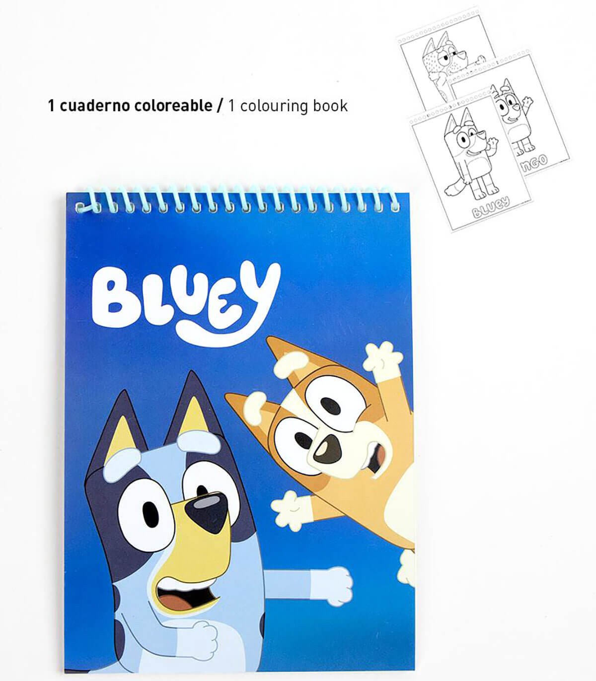РИСУВАТЕЛЕН КОМПЛЕКТ С ТЕФТЕР И СТИКЕРИ BLUEY Cerda