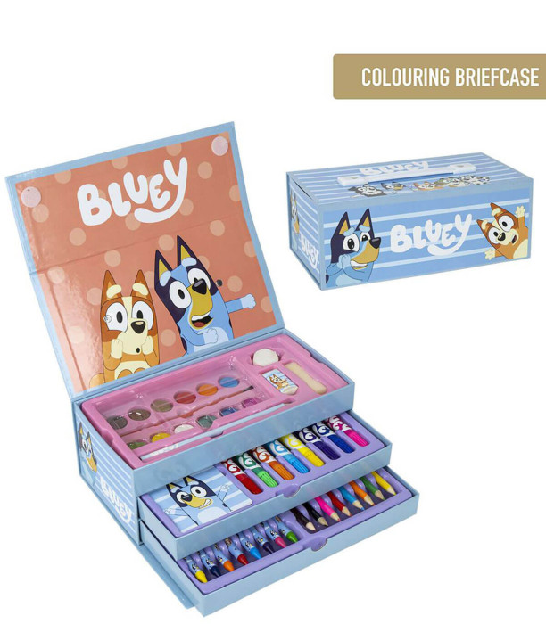 ТРИЕТАЖЕН КУФАР ЗА РИСУВАНЕ BLUEY Cerda