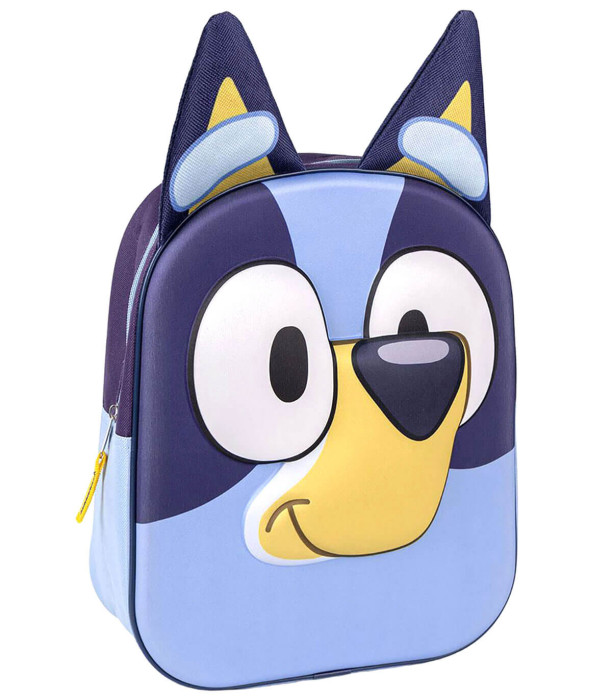 ДЕТСКА РАНИЦА 3D BLUEY С УШИ 33X27 СМ Cerda