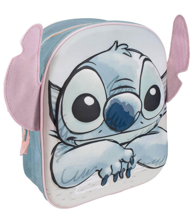 ДЕТСКА РАНИЦА 3D STITCH С УШИ 31X30 СМ Cerda