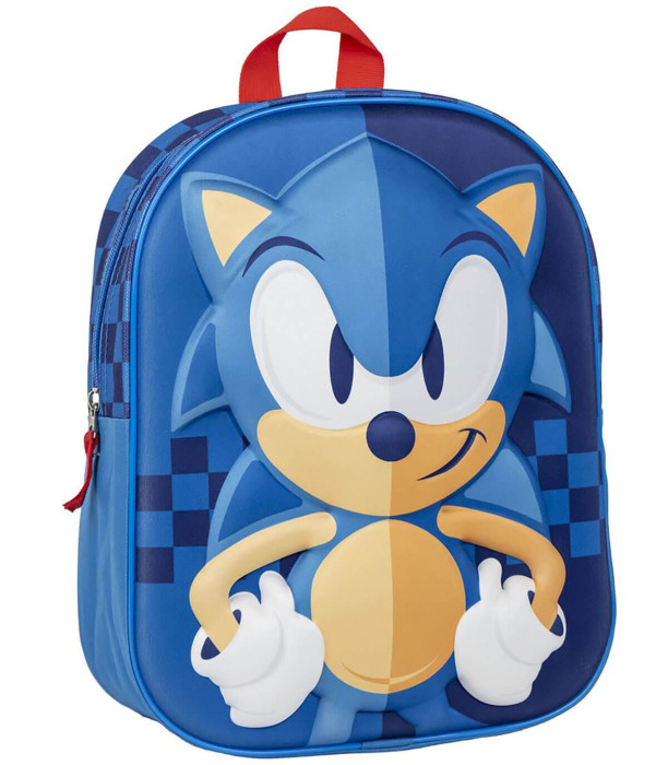 ДЕТСКА РАНИЦА 3D SONIC 32X26 СМ Cerda
