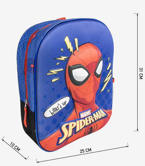 ДЕТСКА РАНИЦА 3D SPIDERMAN 31X25 СМ Cerda