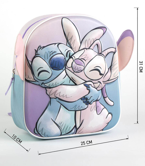 ДЕТСКА РАНИЦА 3D STITCH&ANGEL 30X30 СМ Cerda