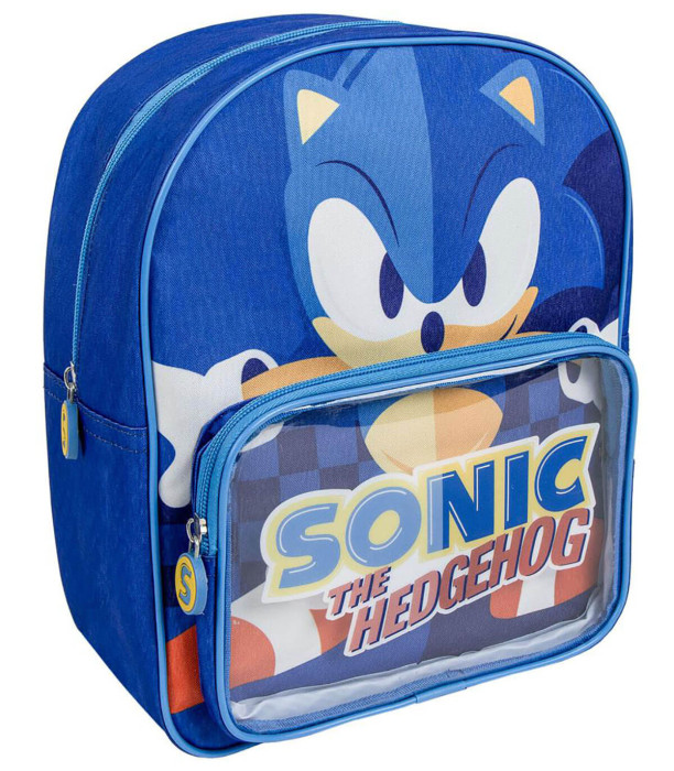 ДЕТСКА РАНИЦА С ПРЕДЕН ДЖОБ SONIC 32Х28 СМ Cerda