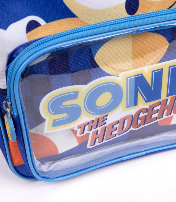 ДЕТСКА РАНИЦА С ПРЕДЕН ДЖОБ SONIC 32Х28 СМ Cerda