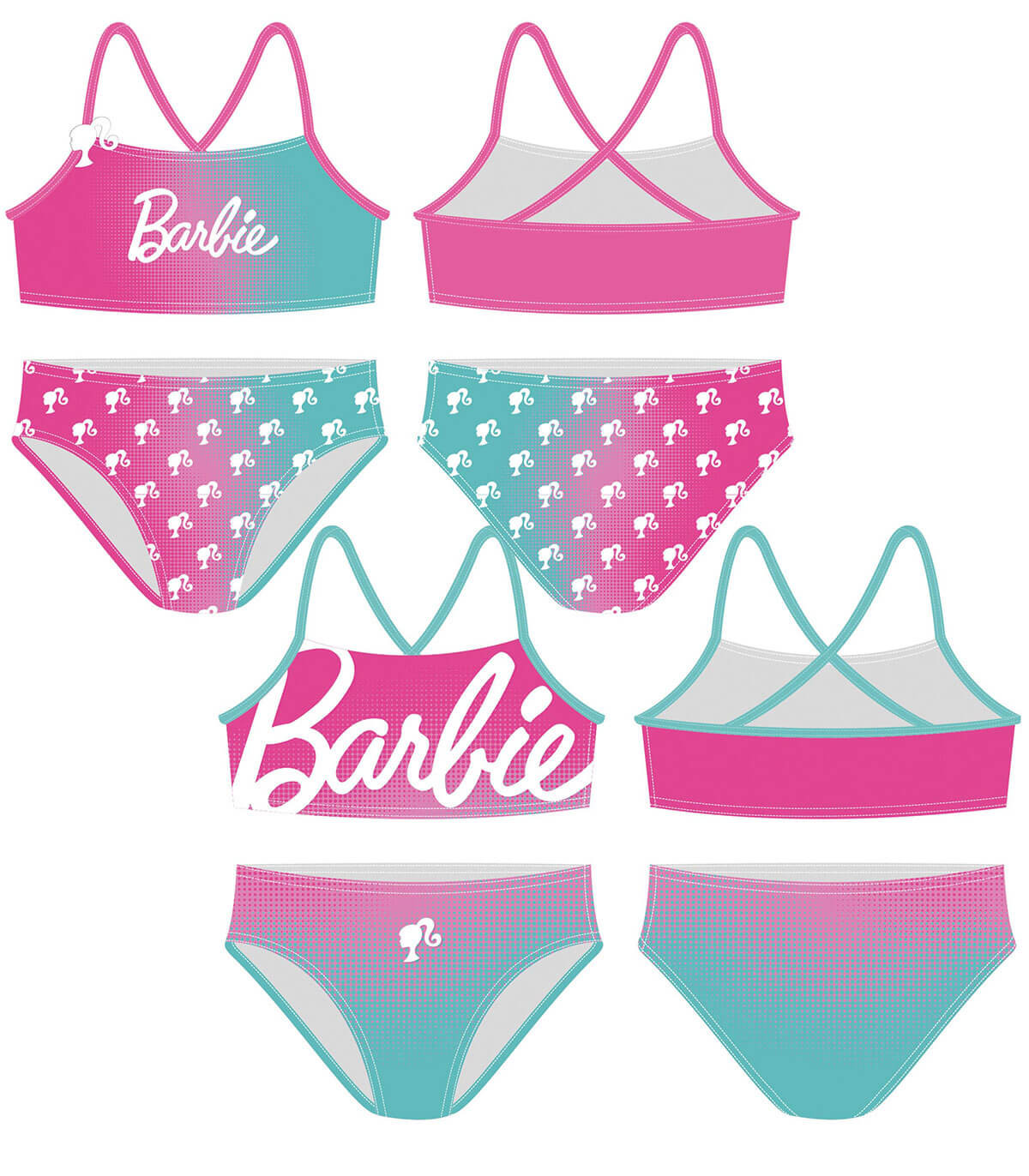 ДЕТСКИ БАНСКИ 2 ЧАСТИ BARBIE 2-4-6 ГОД. Arditex