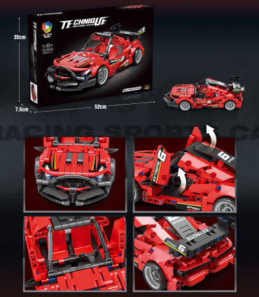 ДЕТСКИ КОНСТРУКТОР ЧЕРВЕНО БЪГИ-КАБРИО 403 ЧАСТИ Armtoys