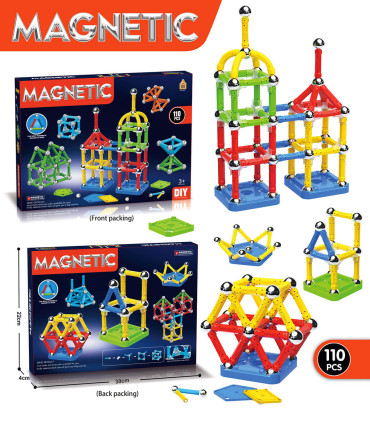 ДЕТСКИ МАГНИТЕН КОНКРУКТОР 110 ЧАСТИ Armtoys