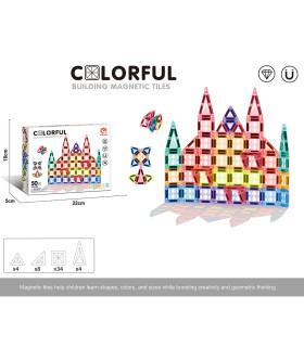 ДЕТСКИ МАГНИТЕН КОНСТРУКТОР 50 ЧАСТИ Armtoys