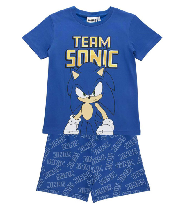 ДЕТСКА ЛЯТНА ПИЖАМА TEAM SONIC 4-10 ГОД. Cerda