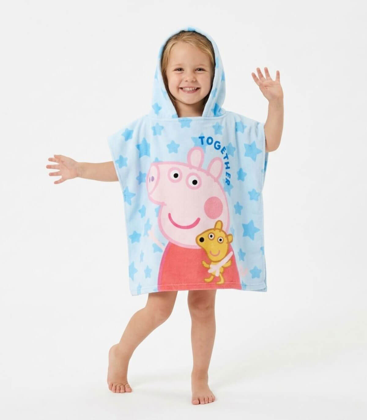 ДЕТСКО ХАВЛИЕНО ПОНЧО PEPPA PIG 55Х54 СМ Cerda