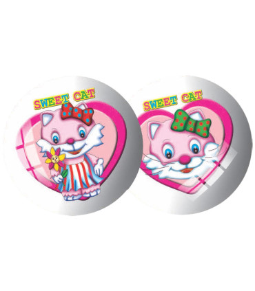ГОЛЯМА PVC ТОПКА SWEET CAT 23 СМ Dema-Stil