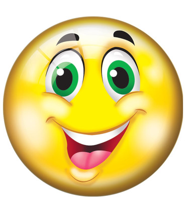 ГОЛЯМА PVC ТОПКА EMOJI 23 СМ Dema-Stil