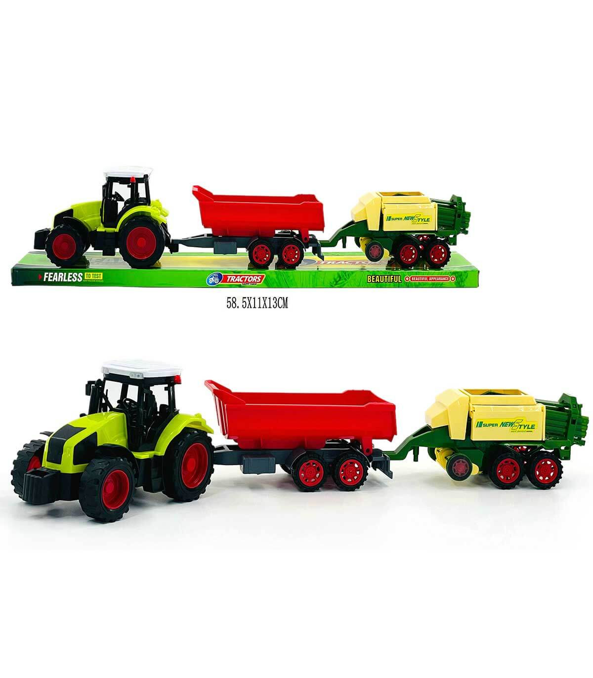 ТРАКТОР С РЕМАРКЕ И БАЛИРОВАЧКА 59 СМ Armtoys
