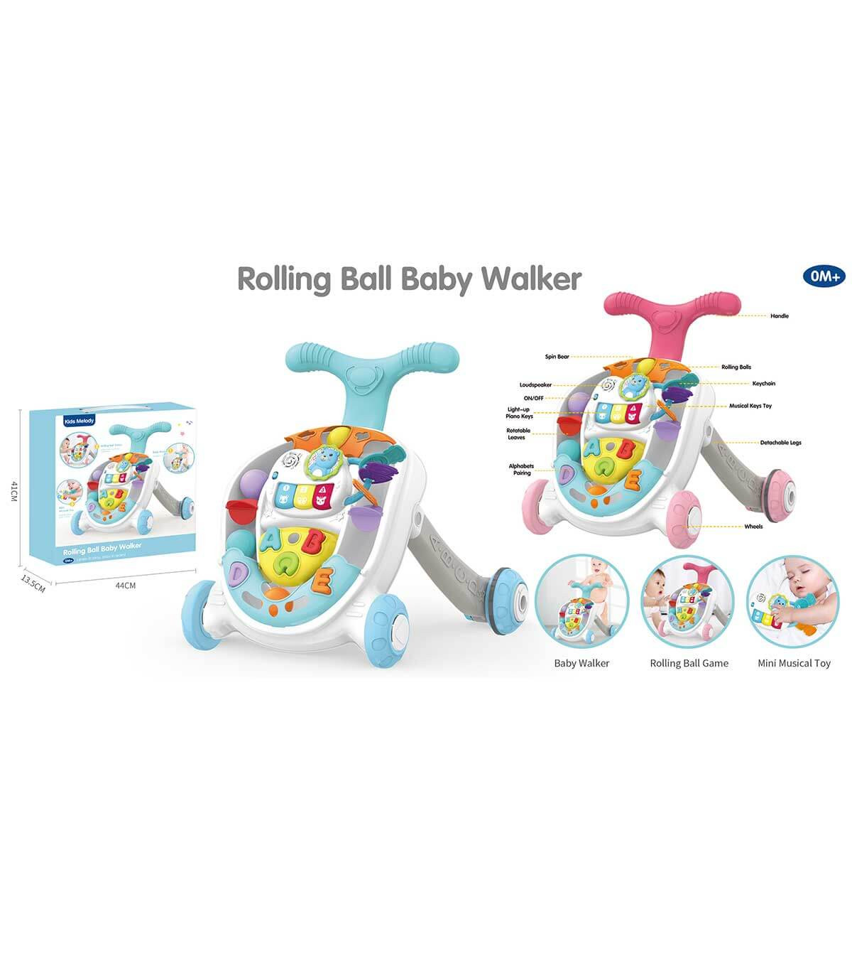 МУЗИКАЛНА ПРОХОДИЛКА МЕЧЕ С ТОПЧЕТА Armtoys