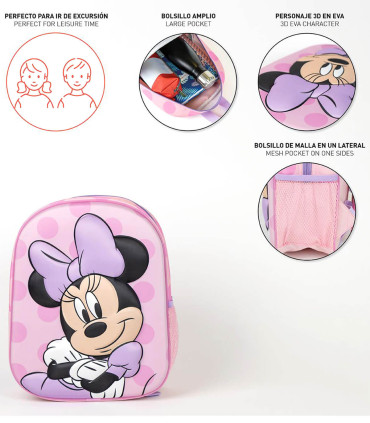 ДЕТСКА РАНИЦА 3D 31 СМ ЛИЛАВО MINNIE Cerda