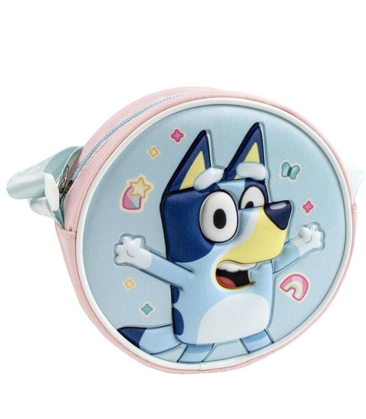 КРЪГЛА ДЕТСКА ЧАНТА ЗА РАМО BLUEY