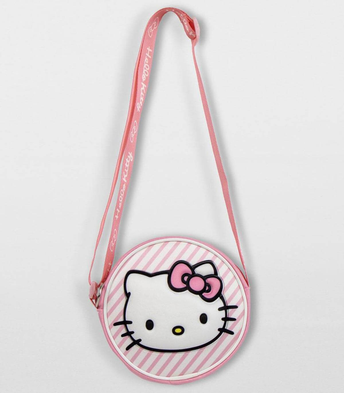 КРЪГЛА ДЕТСКА ЧАНТА ЗА РАМО HELLO KITTY