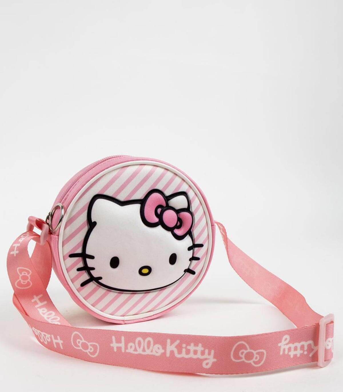 КРЪГЛА ДЕТСКА ЧАНТА ЗА РАМО HELLO KITTY