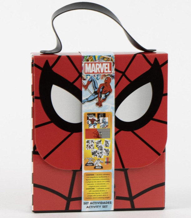РИСУВАТЕЛЕН КОМПЛЕКТ В ЧАНТА SPIDERMAN
