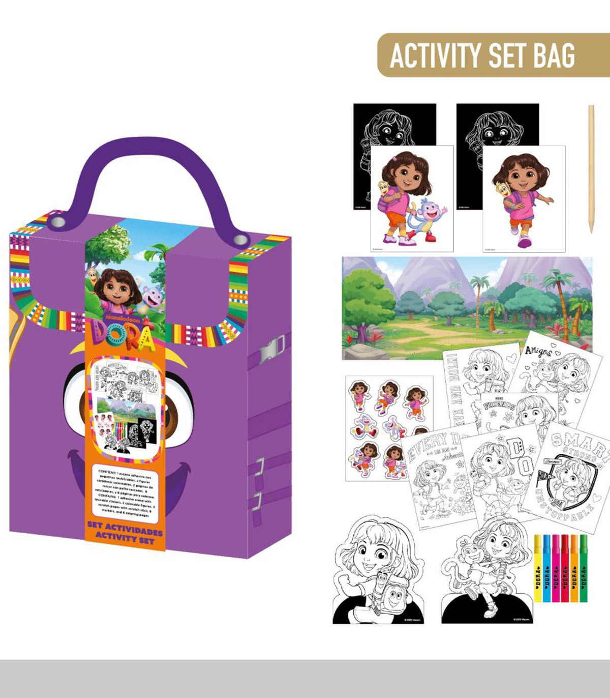РИСУВАТЕЛЕН КОМПЛЕКТ В ЧАНТА DORA