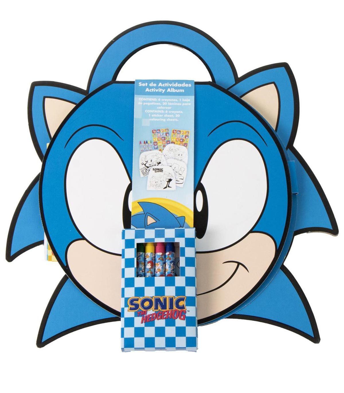 КОМПЛЕКТ ЗА ОЦВЕТЯВАНЕ С ПАСТЕЛИ В КАРТОНЕНА ЧАНТА SONIC