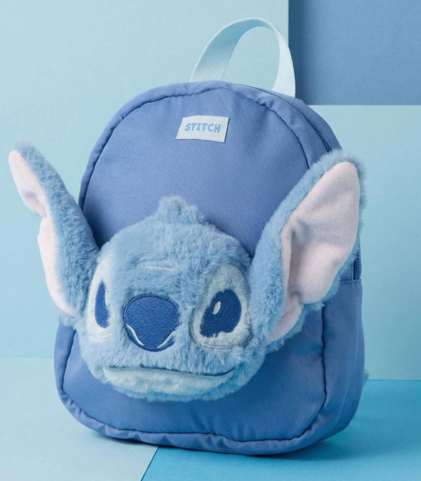 ДЕТСКА РАНИЦА ЗА ГРАДИНА С ПЛЮШЕНА ФИГУРА STITCH