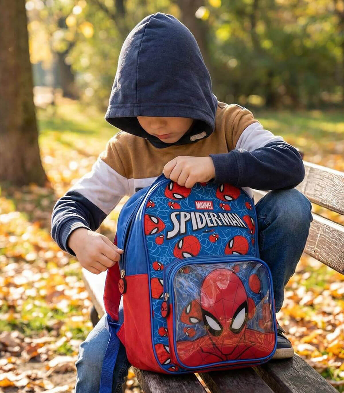 ДЕТСКА РАНИЦА С ПРЕДЕН ДЖОБ SPIDERMAN