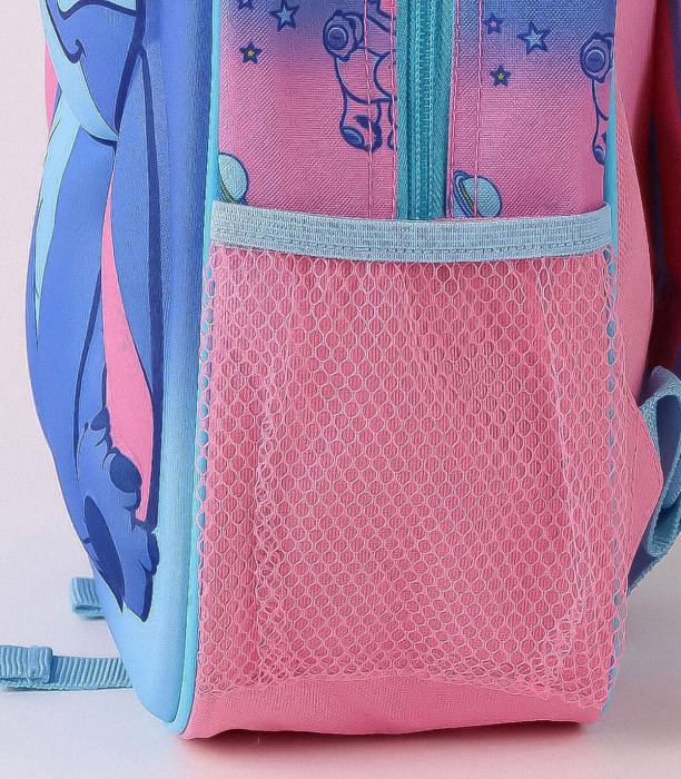 ДЕТСКА РАНИЦА 3D STITCH РОЗОВ