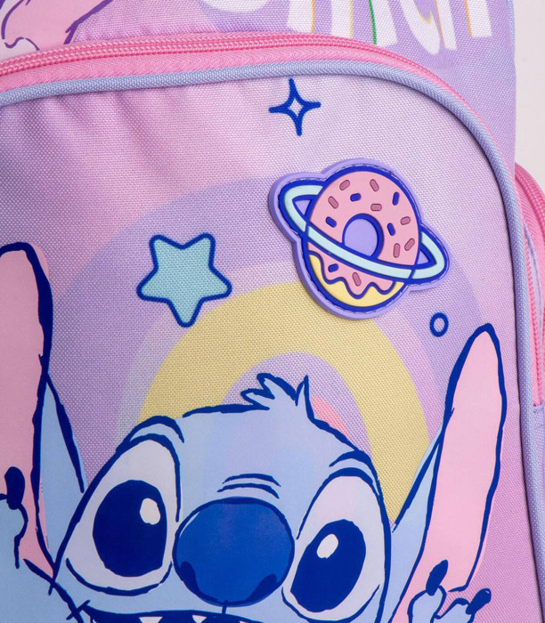 ДЕТСКА РАНИЦА ЗА УЧИЛИЩЕ 42СМ STITCH ЛИЛАВ